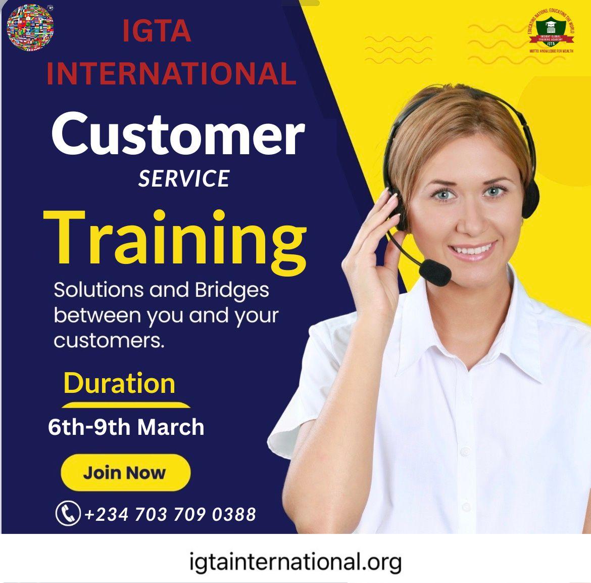 CUSTOMER SERVICE TRAINING image